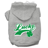 Lucky Swoosh Screen Print Pet Hoodies