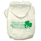 Proud To Be Irish Screen Print Pet Hoodies