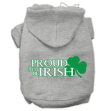 Proud To Be Irish Screen Print Pet Hoodies