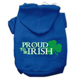 Proud To Be Irish Screen Print Pet Hoodies