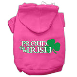 Proud To Be Irish Screen Print Pet Hoodies