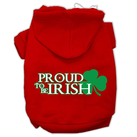 Proud To Be Irish Screen Print Pet Hoodies