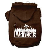 Las Vegas Skyline Screen Print Pet Hoodies