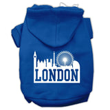 London Skyline Screen Print Pet Hoodies