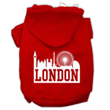 London Skyline Screen Print Pet Hoodies