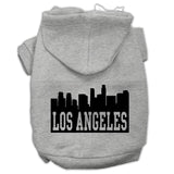 Los Angeles Skyline Screen Print Pet Hoodies