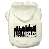 Los Angeles Skyline Screen Print Pet Hoodies