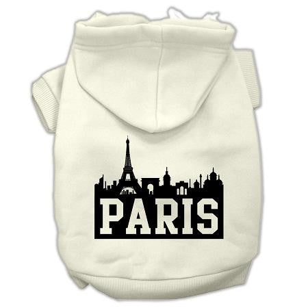 Paris Skyline Screen Print Pet Hoodies