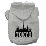 Tokyo Skyline Screen Print Pet Hoodies