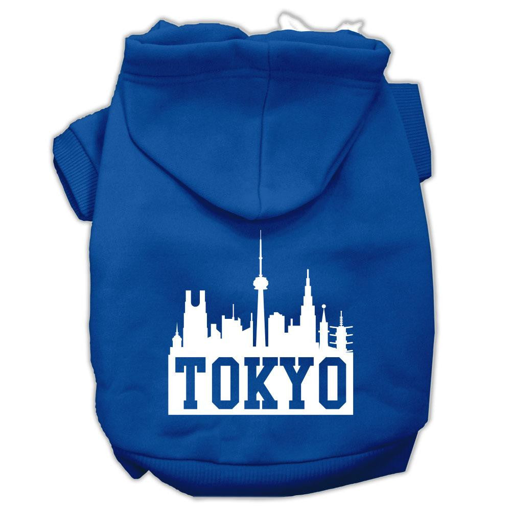 Tokyo Skyline Screen Print Pet Hoodies