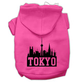 Tokyo Skyline Screen Print Pet Hoodies