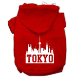 Tokyo Skyline Screen Print Pet Hoodies