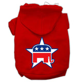 Republican Screen Print Pet Hoodies