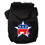 Republican Screen Print Pet Hoodies