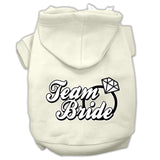 Team Bride Screen Print Pet Hoodies