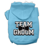 Team Groom Screen Print Pet Hoodies