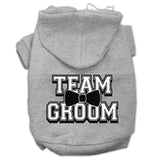 Team Groom Screen Print Pet Hoodies