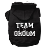 Team Groom Screen Print Pet Hoodies