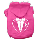 Tuxedo Screen Print Pet Hoodies