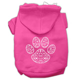 Henna Paw Screen Print Pet Hoodies