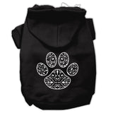 Henna Paw Screen Print Pet Hoodies