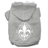 Henna Fleur De Lis Screen Print Pet Hoodies