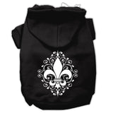 Henna Fleur De Lis Screen Print Pet Hoodies