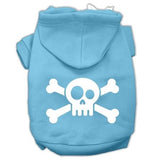 Skull Crossbone Screen Print Pet Hoodies