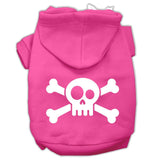 Skull Crossbone Screen Print Pet Hoodies