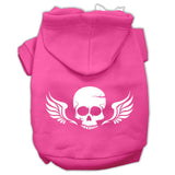 Skull Wings Screen Print Pet Hoodies