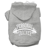 Personal Trainer Screen Print Pet Hoodies