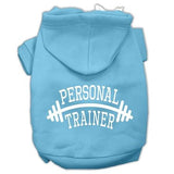 Personal Trainer Screen Print Pet Hoodies