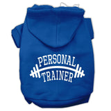 Personal Trainer Screen Print Pet Hoodies