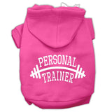 Personal Trainer Screen Print Pet Hoodies