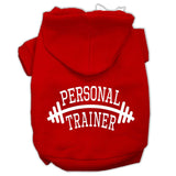 Personal Trainer Screen Print Pet Hoodies