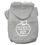 Teachers Pet Screen Print Pet Hoodies