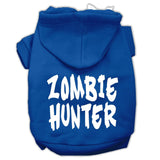 Zombie Hunter Screen Print Pet Hoodies