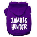 Zombie Hunter Screen Print Pet Hoodies