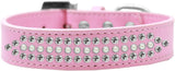 Ritz Pearl And Clear Crystal Dog Collar