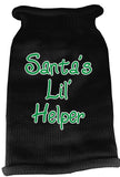 Santas Lil Helper Screen Print Knit Pet Sweater