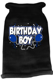 Birthday Boy Screen Print Knit Pet Sweater