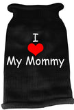 I Heart Mommy Screen Print Knit Pet Sweater