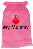 I Heart Mommy Screen Print Knit Pet Sweater