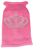 Crown Rhinestone Knit Pet Sweater