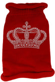 Crown Rhinestone Knit Pet Sweater