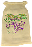 Mardi Gras Rhinestud Knit Pet Sweater