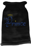 Prince Rhinestone Knit Pet Sweater