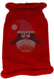 Santa Penguin Rhinestone Knit Pet Sweater