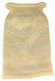 Spoiled Rotten Rhinestone Knit Pet Sweater