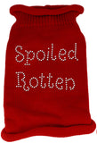 Spoiled Rotten Rhinestone Knit Pet Sweater